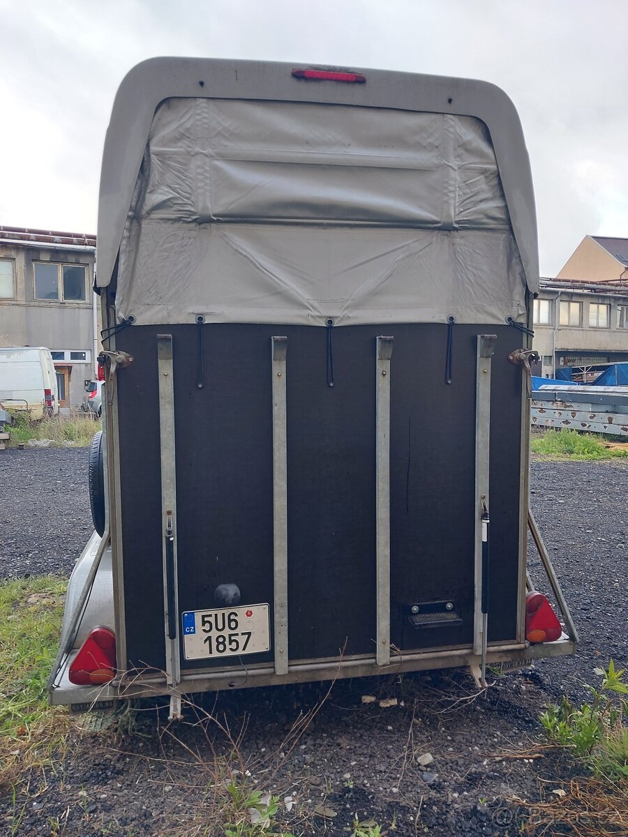 Prepravnik 2 koni,konibus 2000kg, nová stk - 3