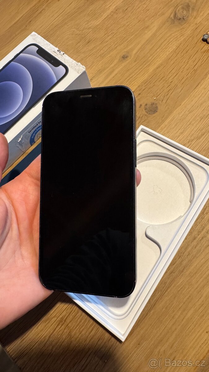 IPhone 12mini 64GB černý, top stav - 3