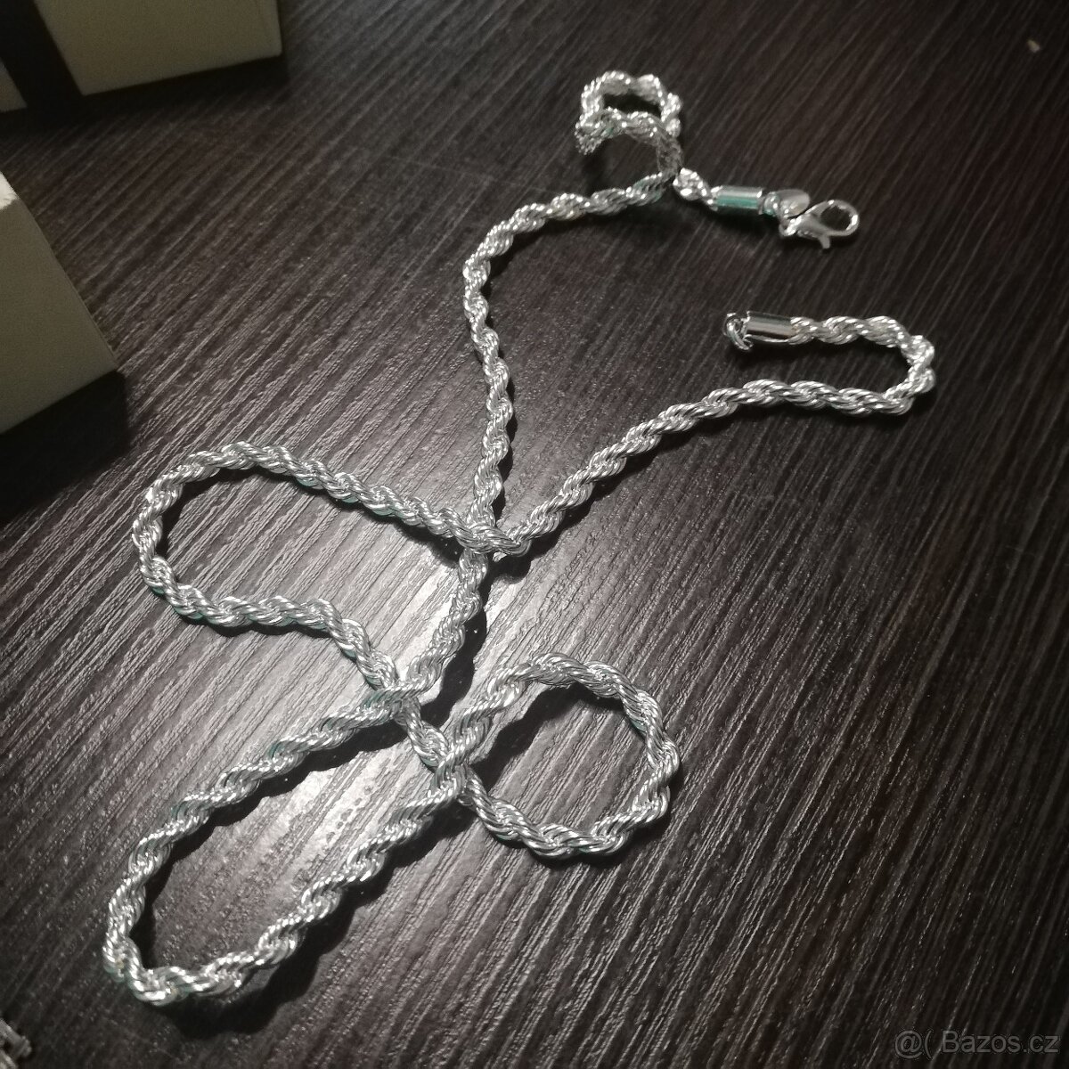 Řetízek na krk 55cm/hrubý 3mm - 3