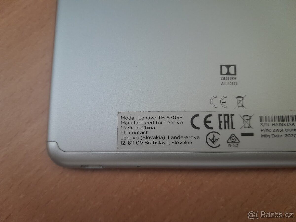 PC:+3700KČ LENOVO TAB M8 32GB ŠEDÁ TB-8705F IHNED K ODBĚRU - 3