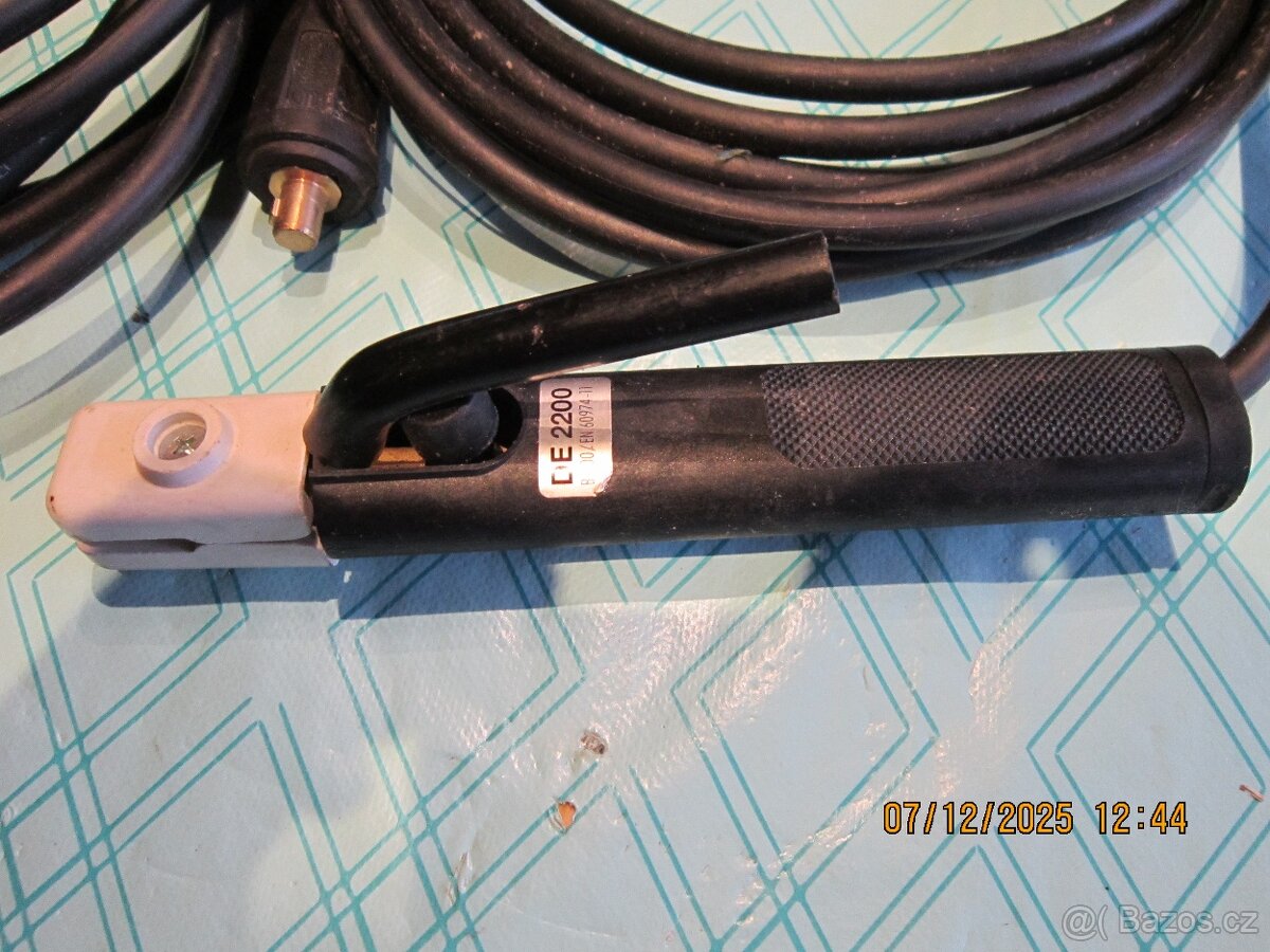 svařovací kabely 16mm2 včetně kleští - 3