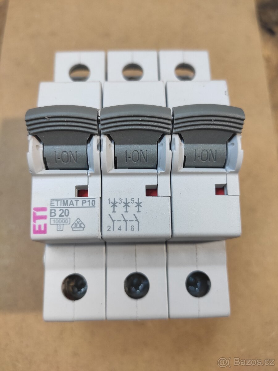 Třífázový Jistič 20A - 3