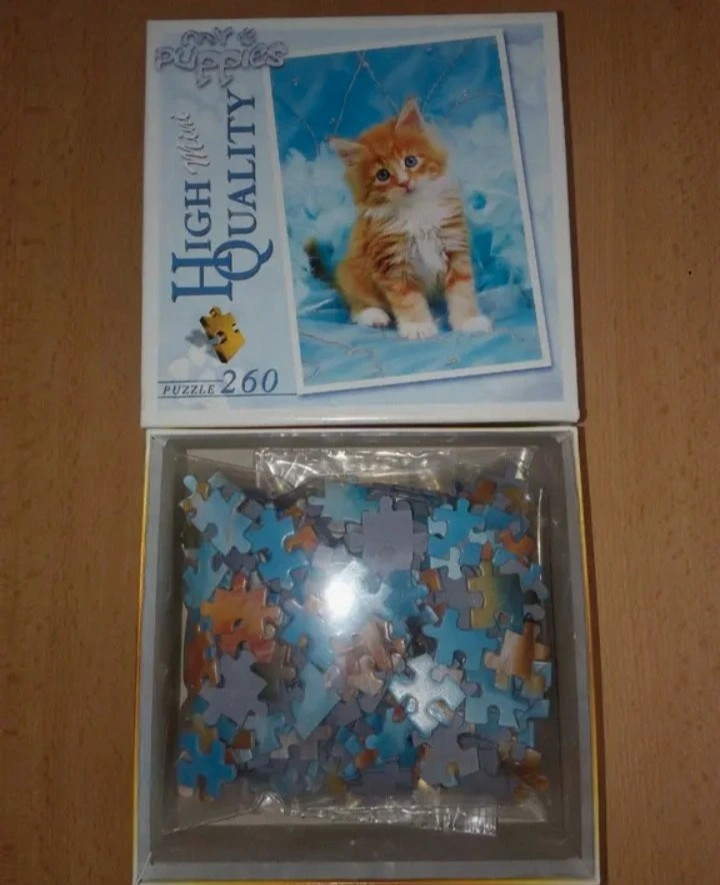Puzzle koťátko - 3