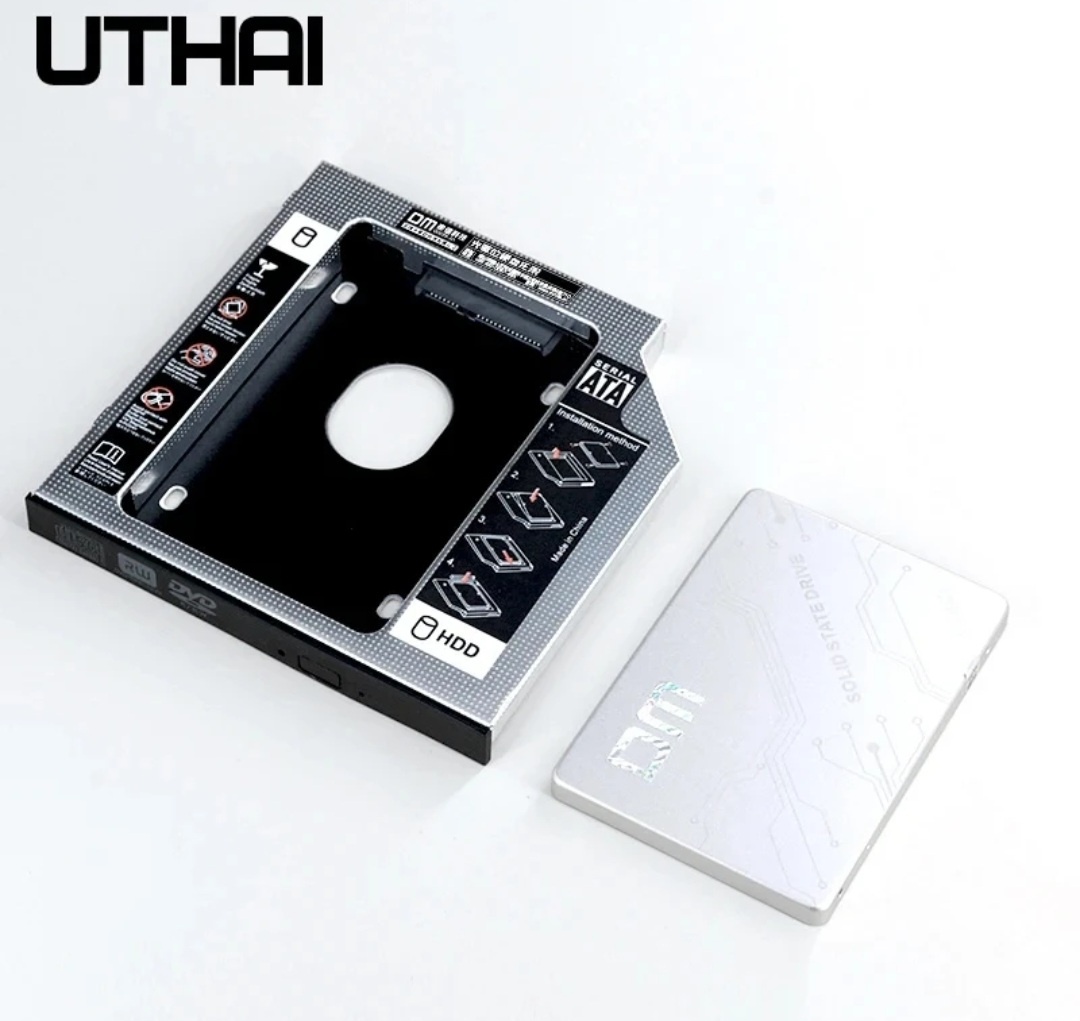 Adaptér 2,5" HDD/SSD do prostoru CD - 3