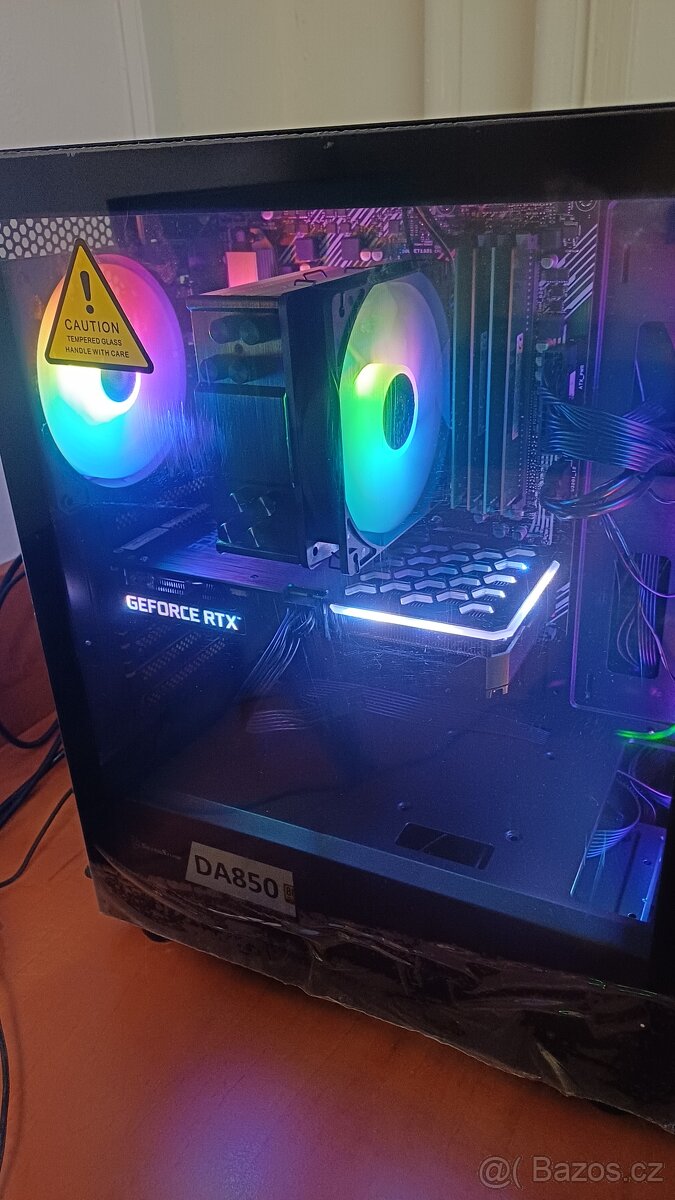 Herní PC - Ryzen 7 3700X, RTX 3060ti, 32 GB RAM, záruka - 3