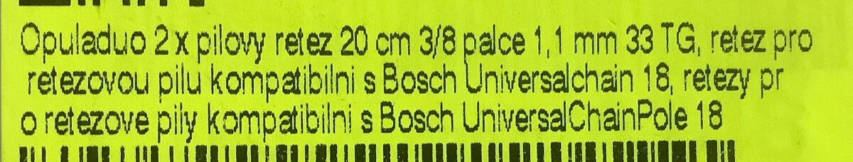 Prodám 2 ks pilových řetězů - 3