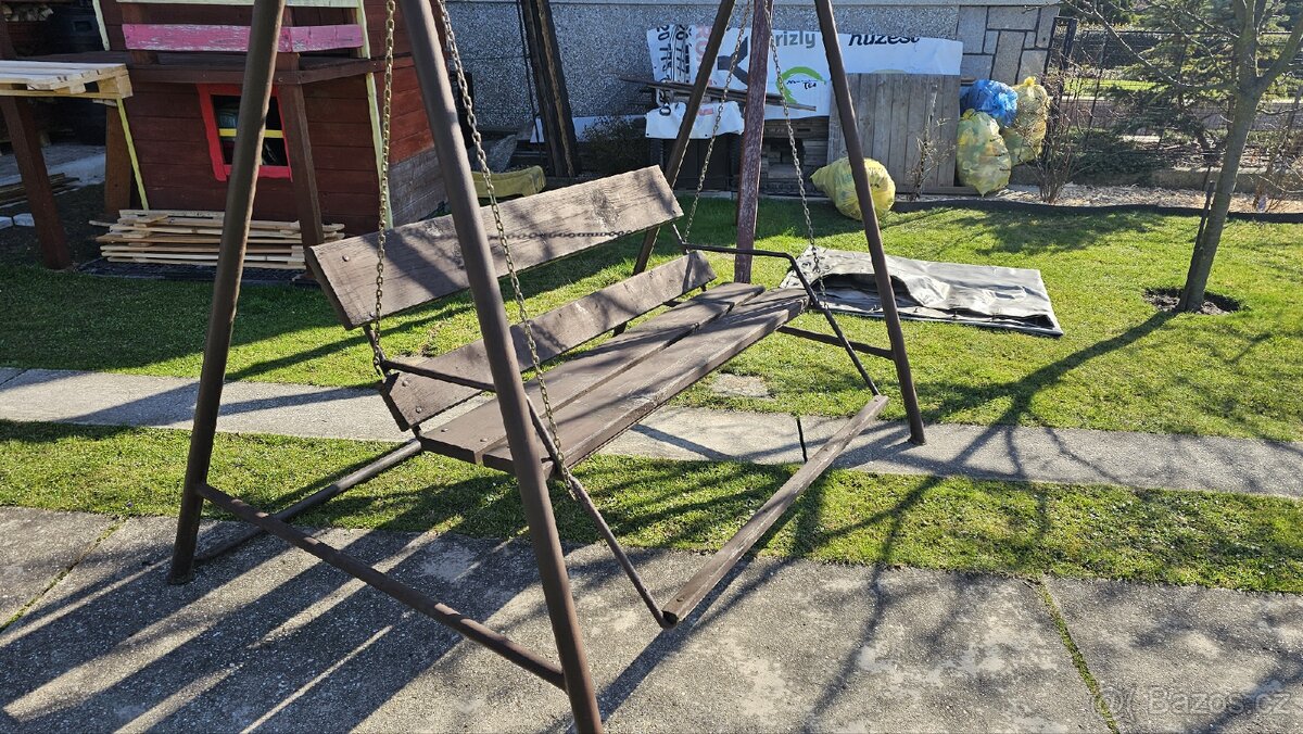 Prodám zahradní houpačku - 3