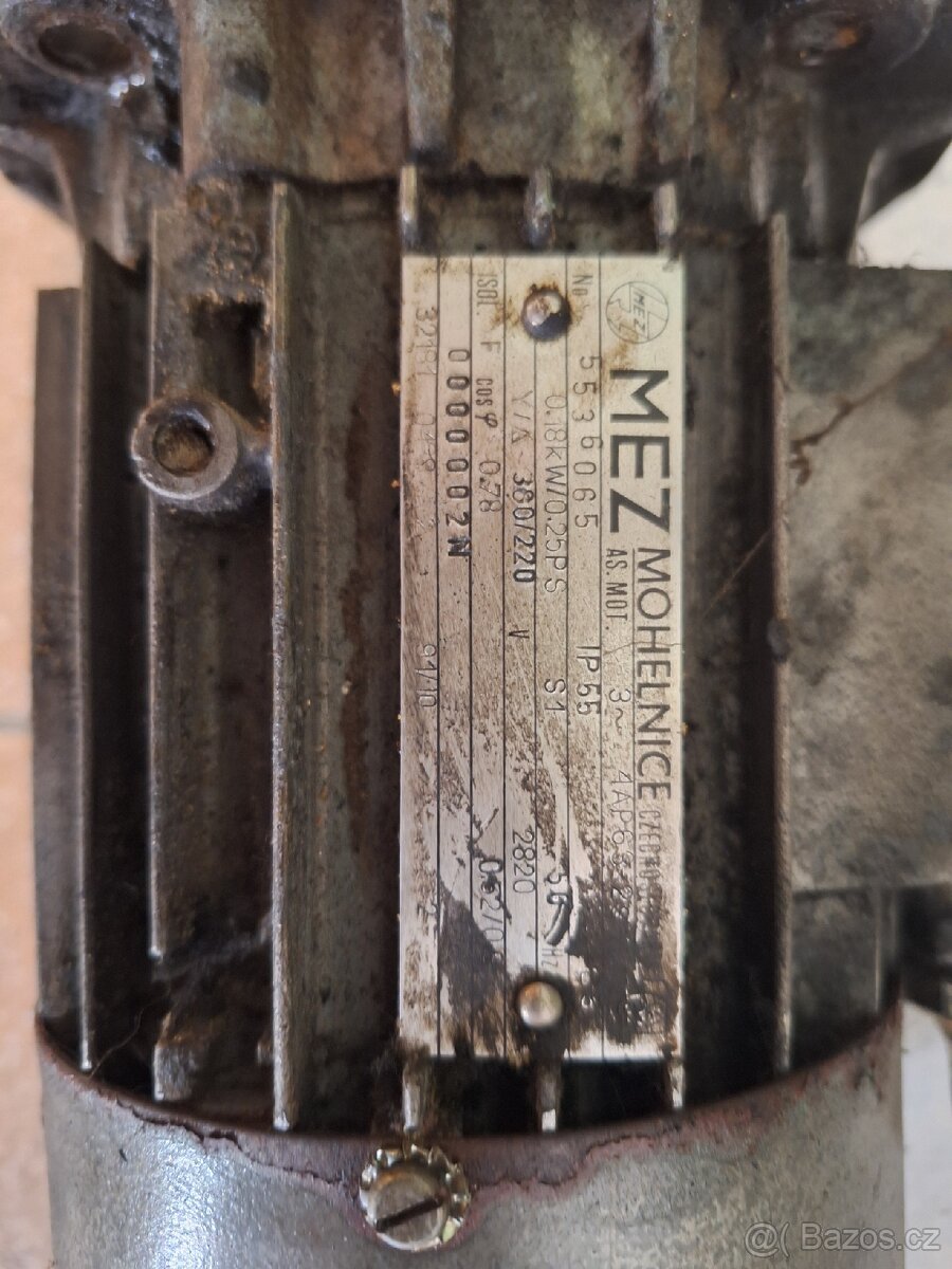 Elektromotory a převodovky - 3