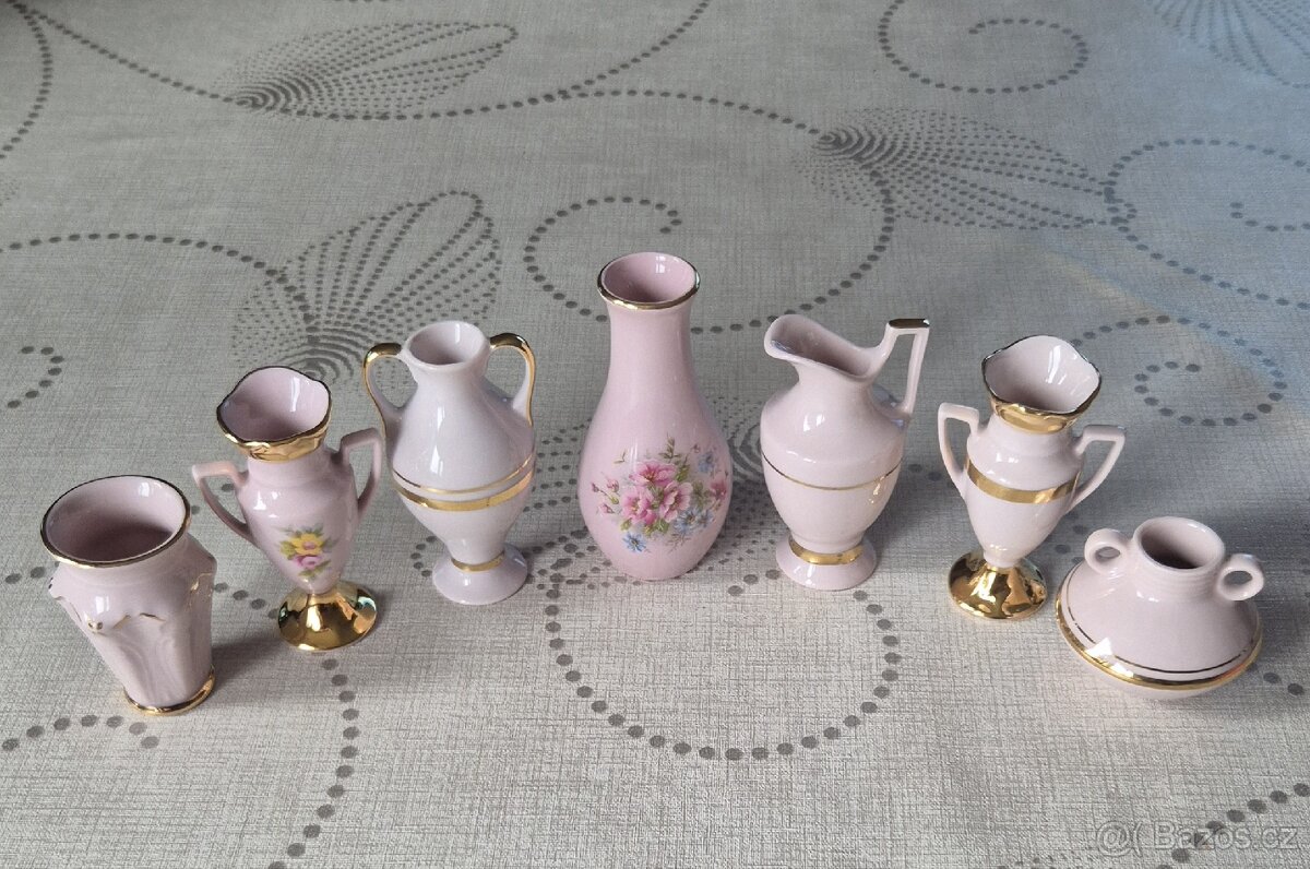 Růžový porcelán H&C Czech - 3