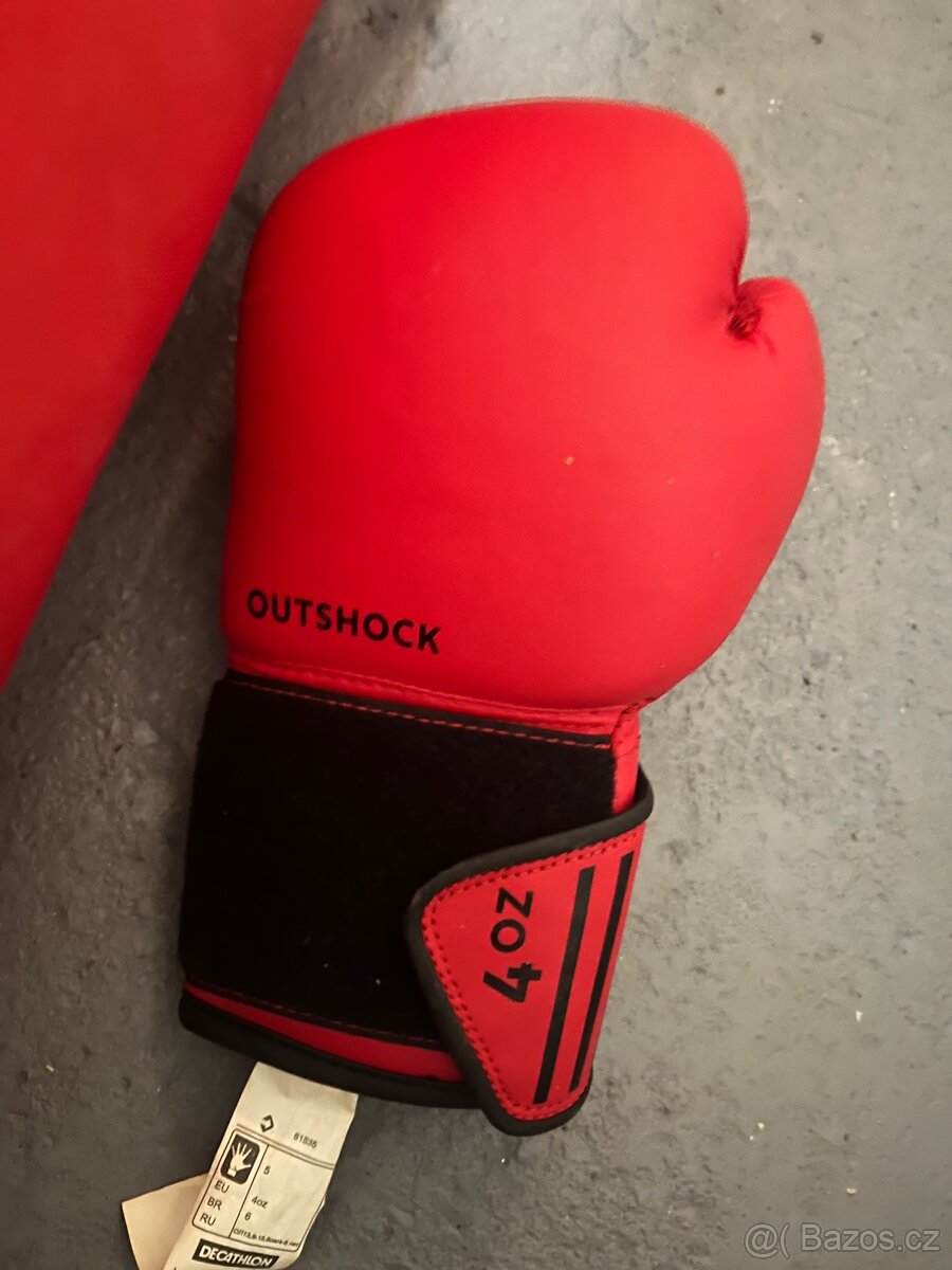 Detsky boxovaci pytel a rukavice Decathlon - 3