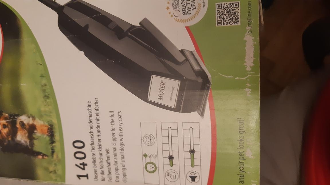 MOSER 1400 stříhací strojek plus hlavy - 3