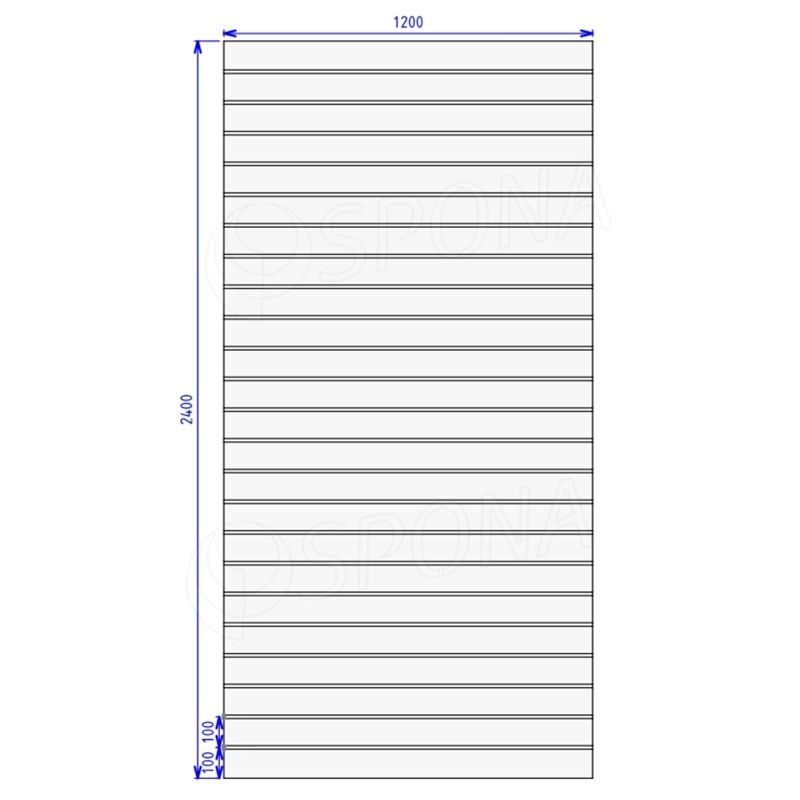 Prodam vybaveni prodejny, SLAT WALL - 3