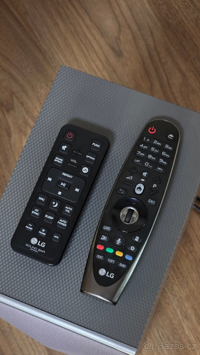 LG 4K TV + soundbar + subwoofer - 3