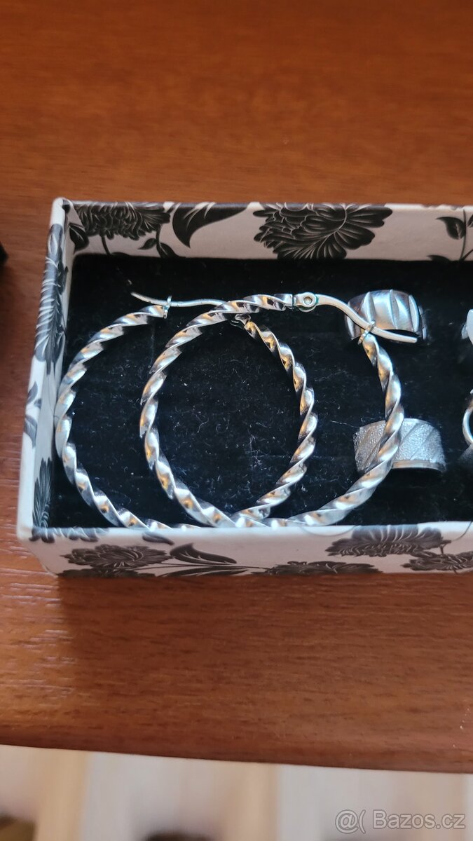 Náušnice - ocel - 3