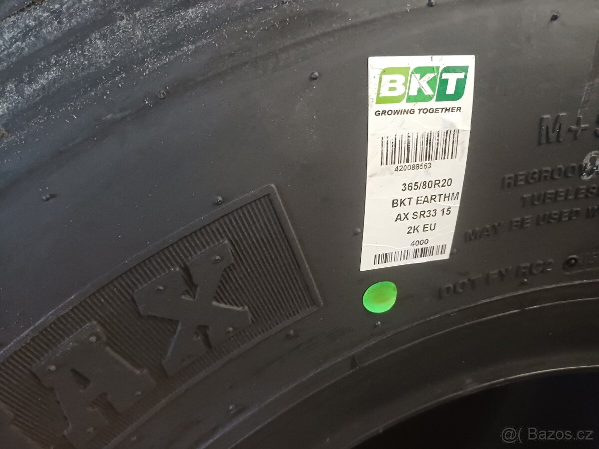 Pneu Unimog 365/80R20, BKT,