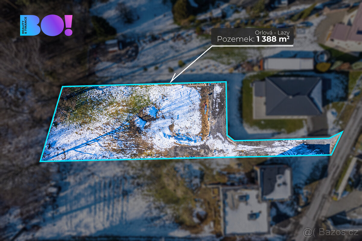 Prodej stavebního pozemku 1 388 m², ul. V Zimném dole, Orlov - 3