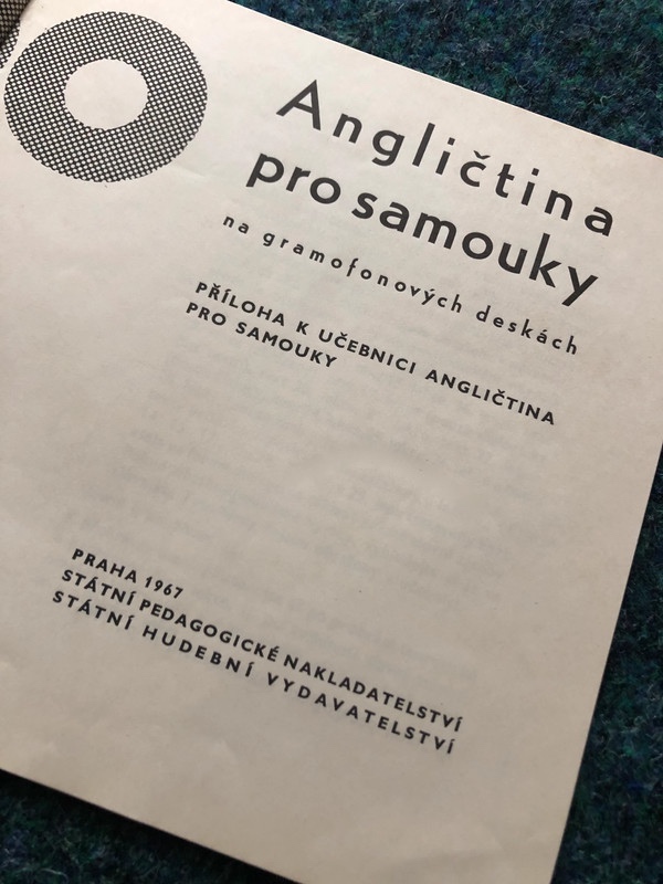 Angličtina pro samouky na deskách r. 1967 - 3