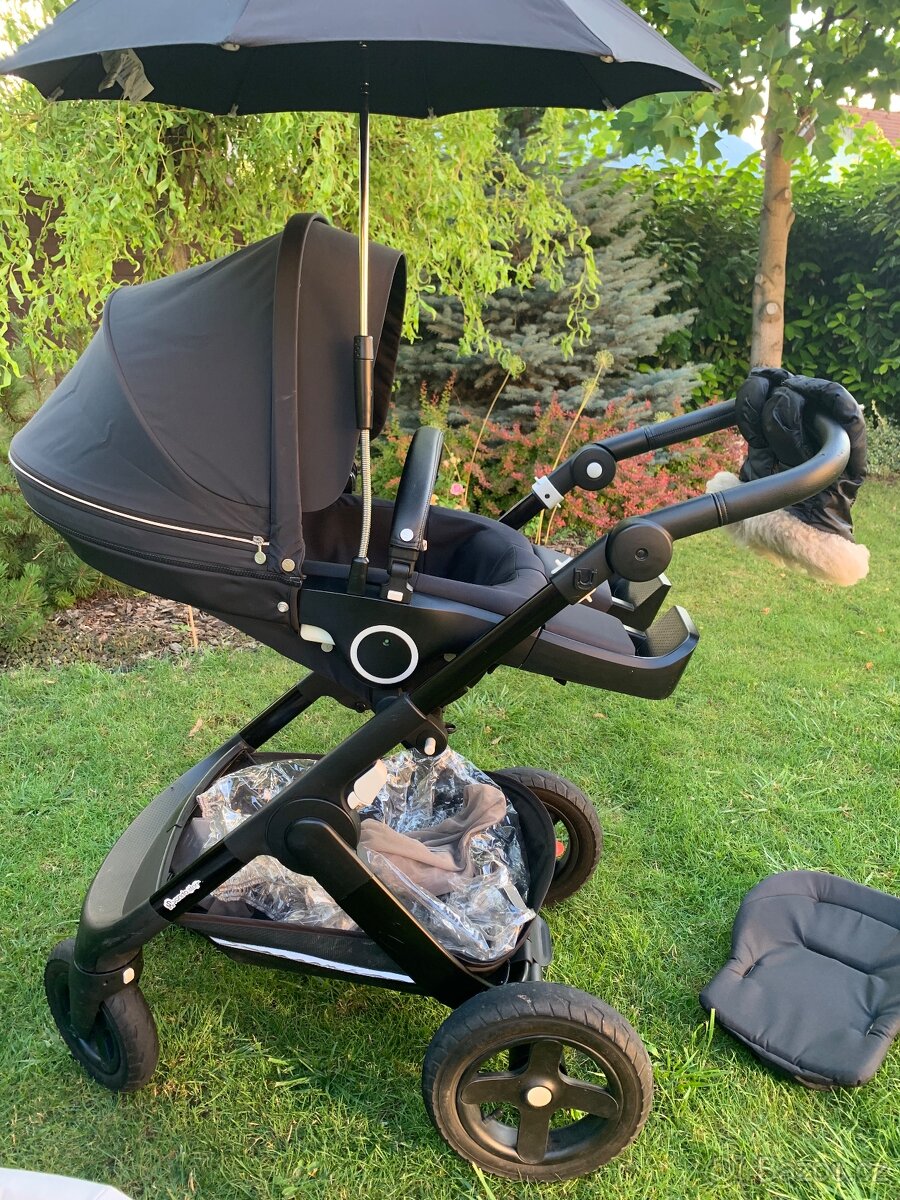 Stokke Trailz 3v1 hluboký, sportovní a autosedačka +isofix - 3