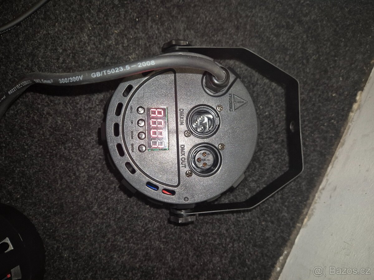 LED PAR DMX RGB/UV světla - 3