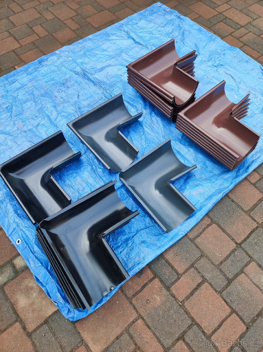 Žlabové rohy - vnitřní, vnější 330mm - 3