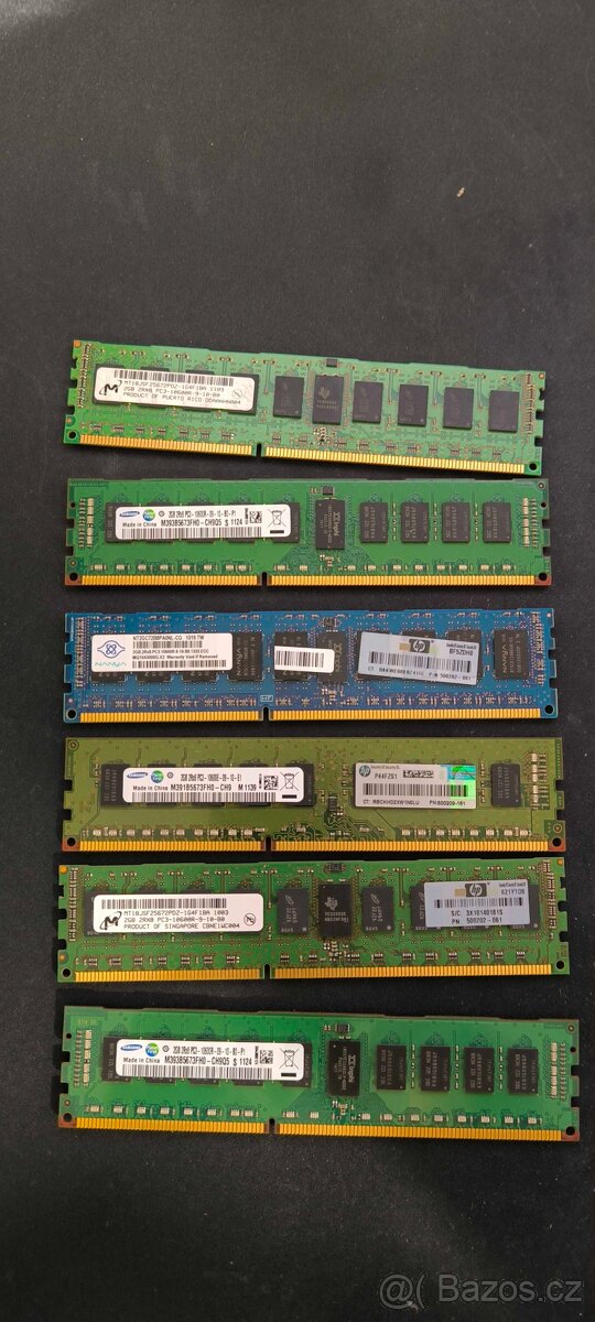 DDR3 ECC - různé typy - 3