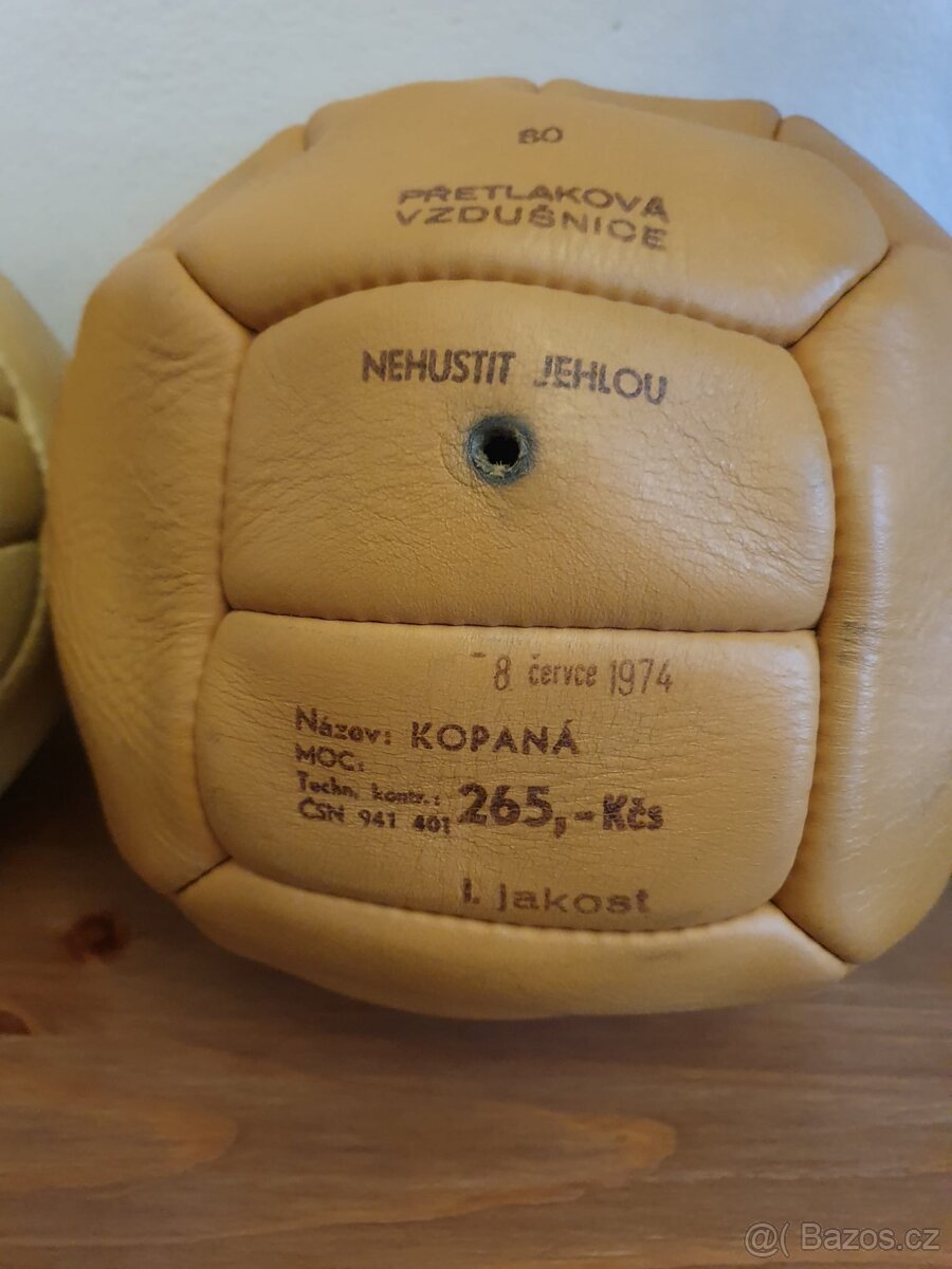 Retro kožený míč - 3
