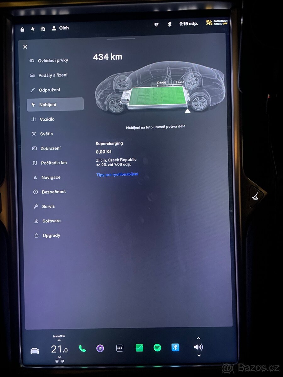 Tesla Model S 85 DOŽIVOTNÍ NABÍJENÍ ZDARMA - 3