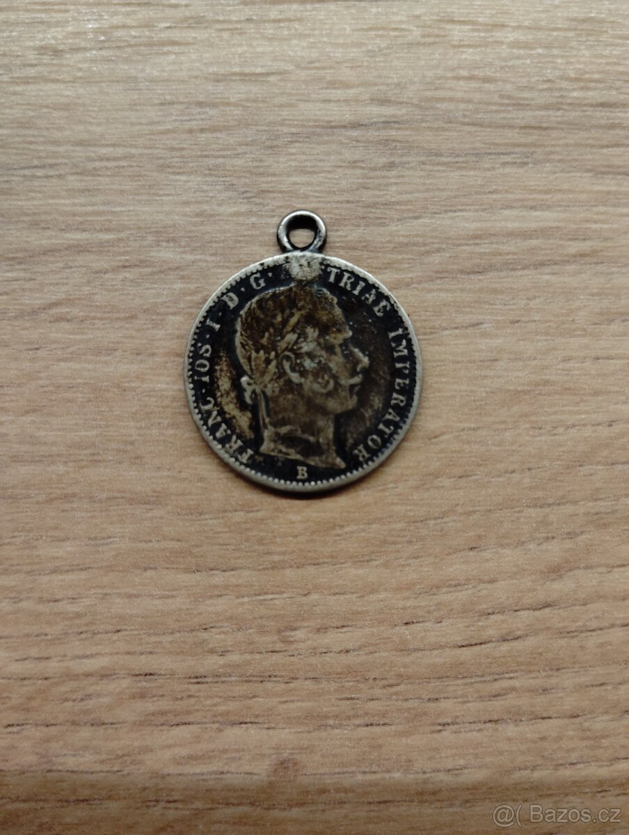 : Prodám zlatou minci+ stříbrné mince2x, medaile: - 3