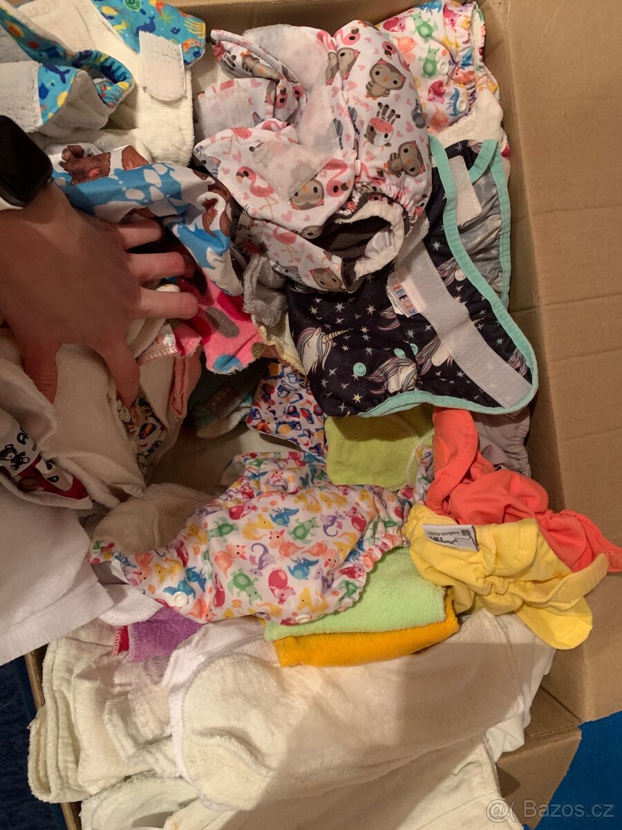 Látkové pleny od novorozence až po odplenkování - 3