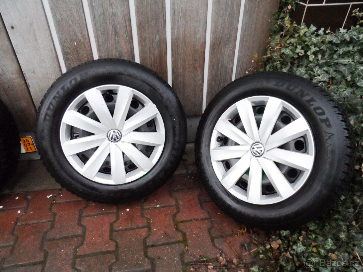 Komplet Zimní Sada Dunlop +Poklice 215/60/16 ET 41 5X112 - 3