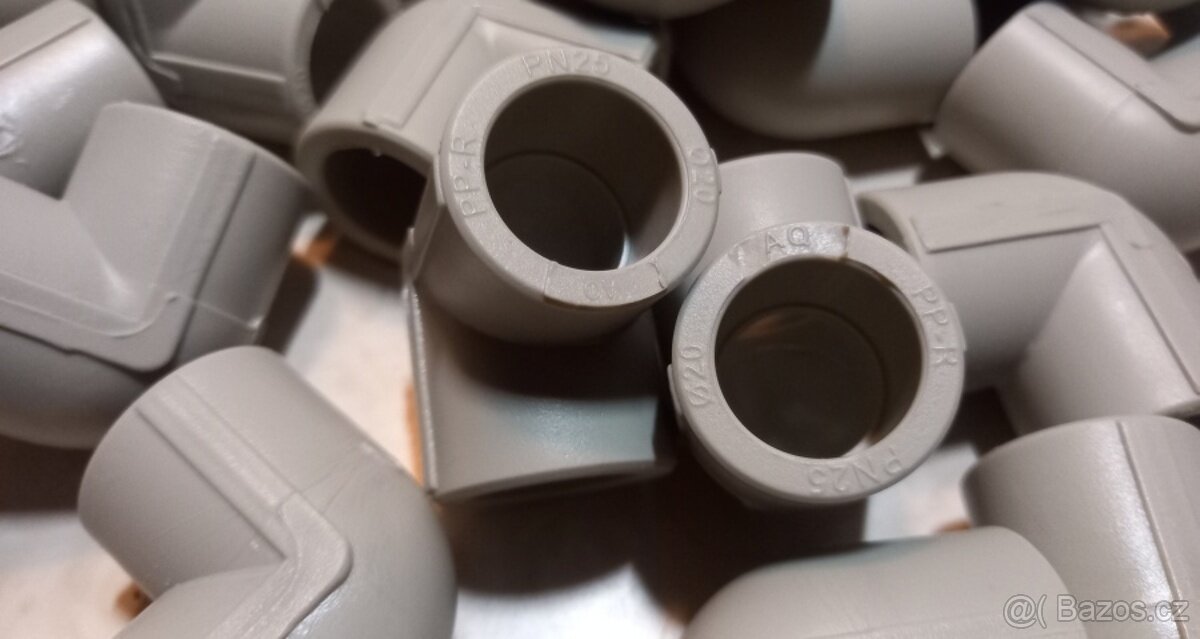 PPR koleno 90° 20 mm (Nové) - Česká výroba - 3