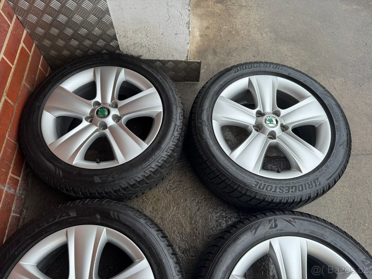 Alu 17" 5x112, škoda Dolomite zimní 85% YETI - 3