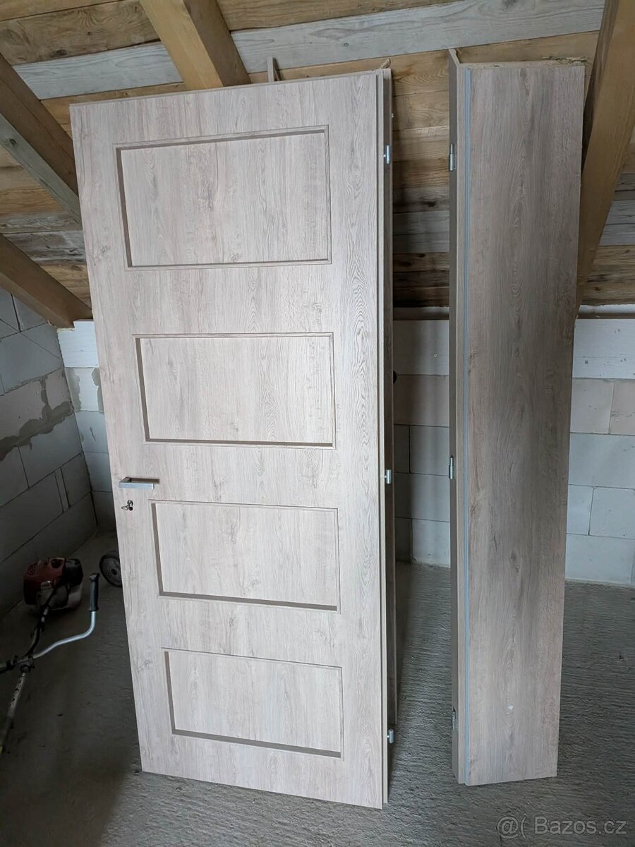 Dveře, levé, 80x210cm pro zeď 30cm - 3