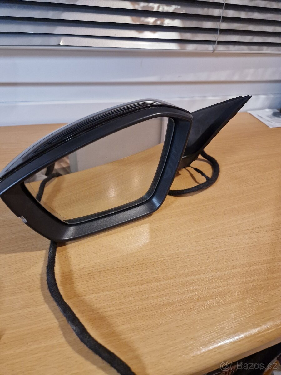 Levé zrcátko - Škoda Superb 3 III - hnedé - 3