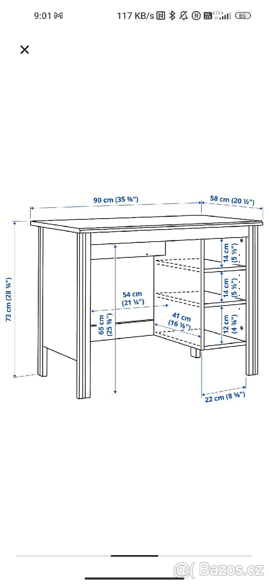 Stůl BRUSALI IKEA - 3