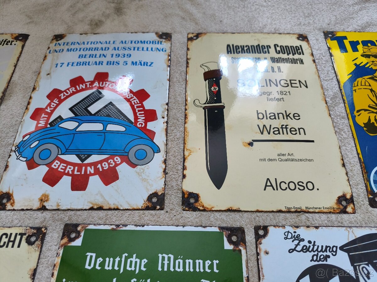 Německé cedule - 3