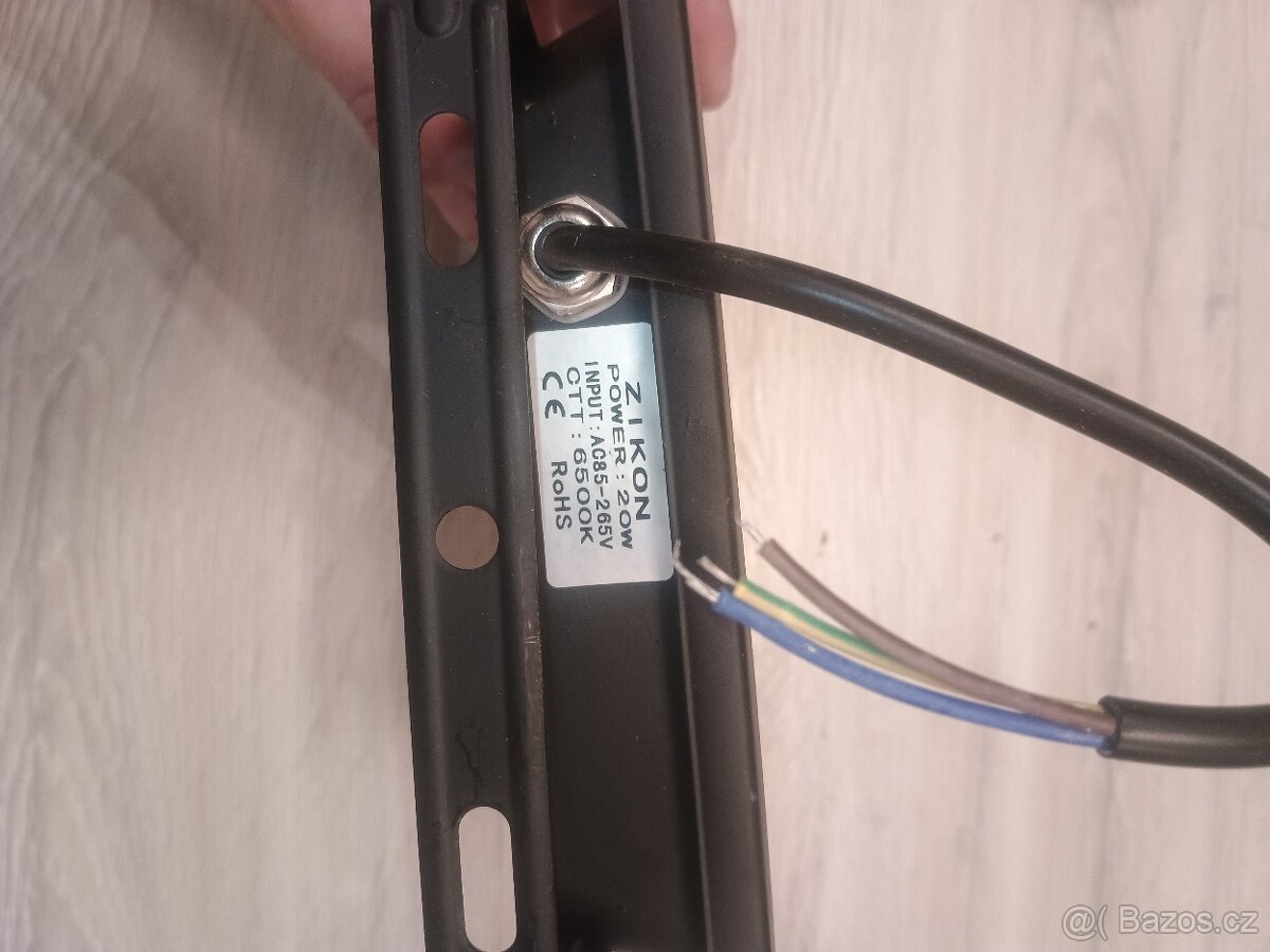 Led reflektor 20W, 6500k nový - 3