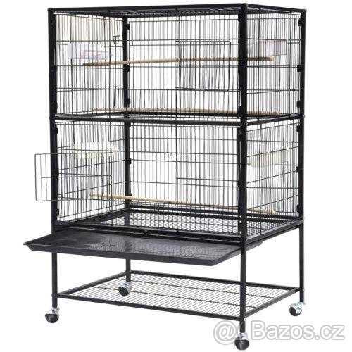 Výroba voliéra, klec pro malé i velké ptáky, papoušky 135x80 - 3