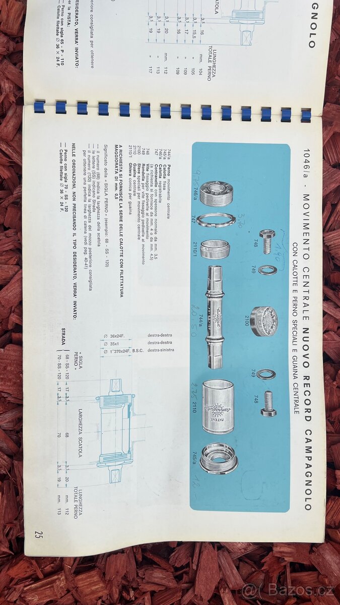 starý katalog Campagnolo N. 16 z roku 1969 - 3