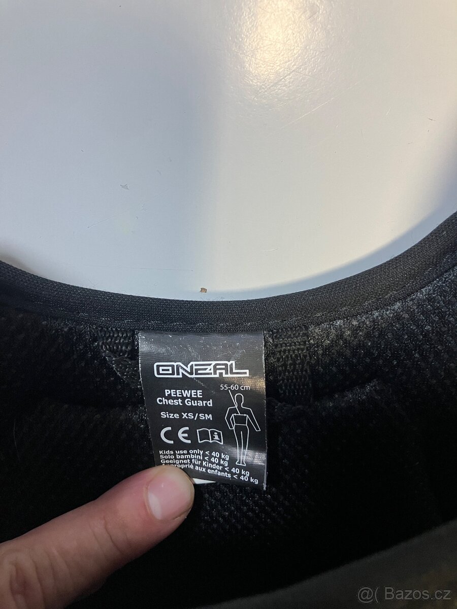 Prodám dětský chránič hrudi Oneil peewee motokros - 3