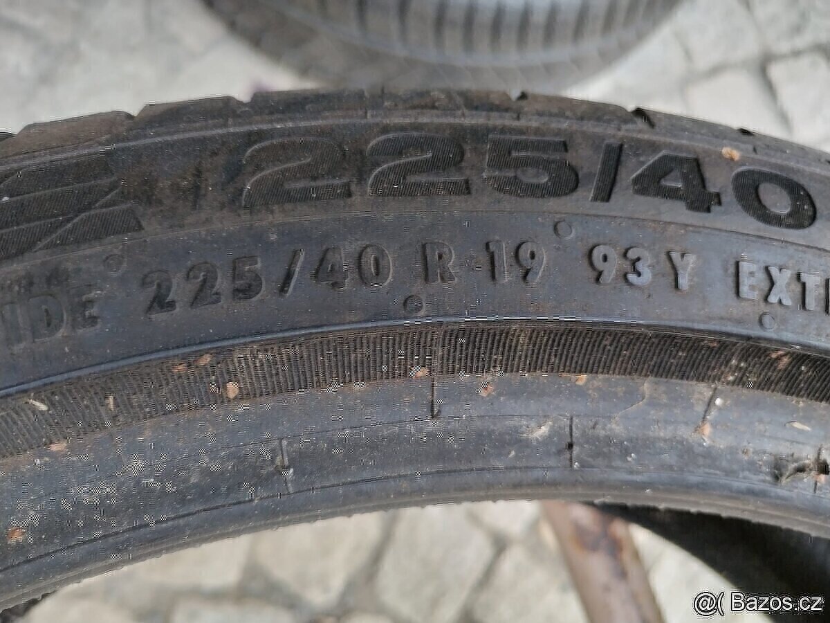 225/40/19 letni pneu GOODYEAR a CONTINENTAL 225/40 R19 - 3