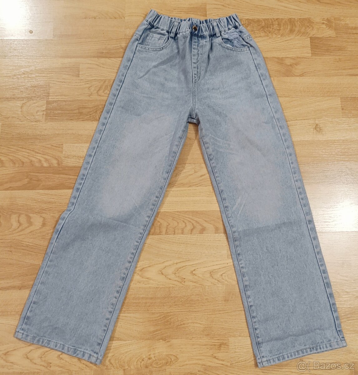 Dívčí rozšířené rifle, vel. 160cm NOVÉ - 3