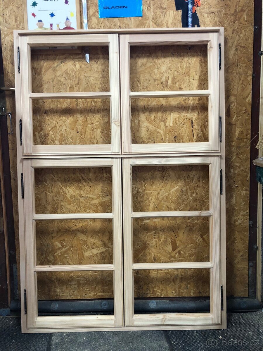 Rámová modřínová okna. - 3