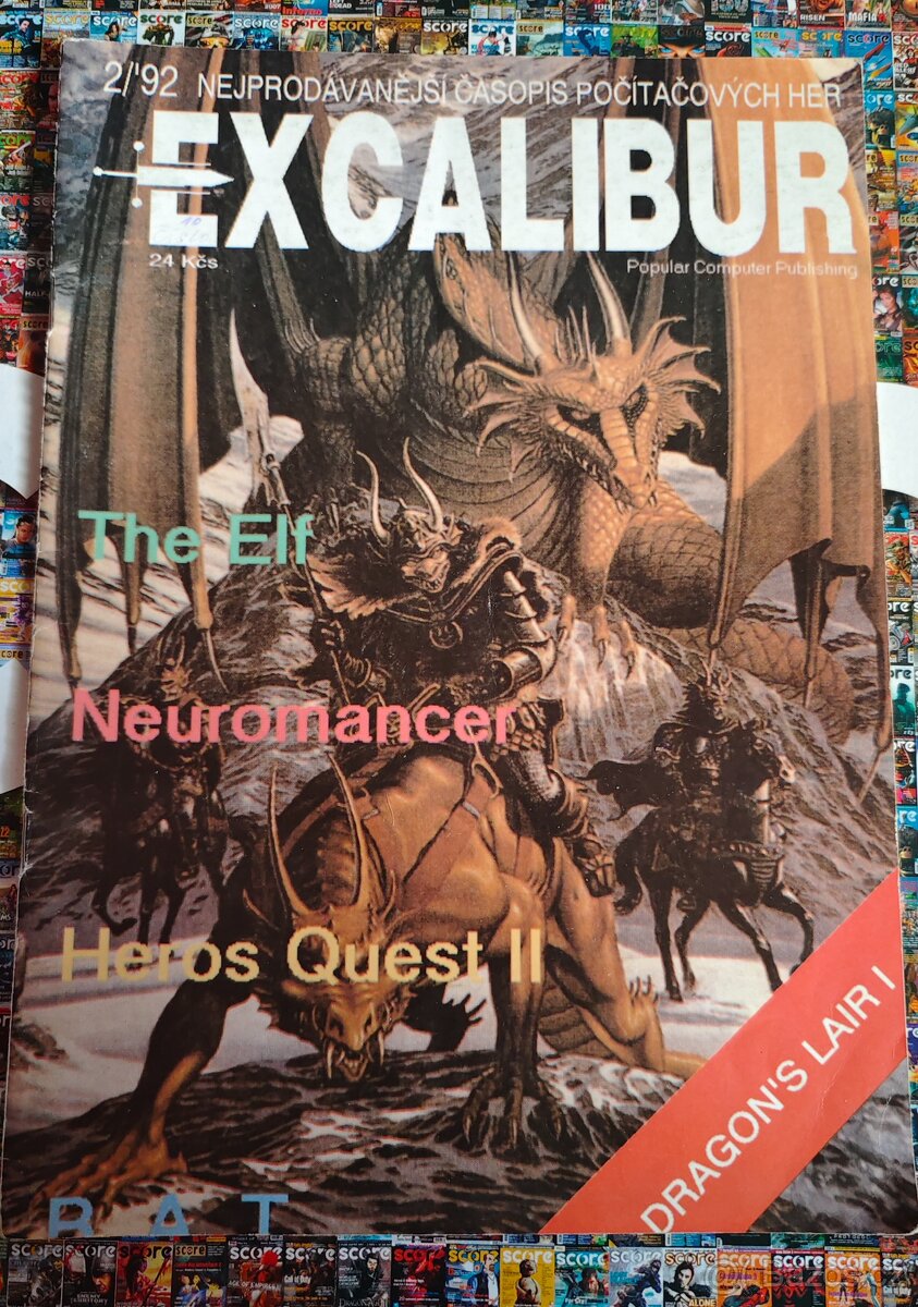 Herní časopisy EXCALIBUR, SCORE a LEVEL - 3