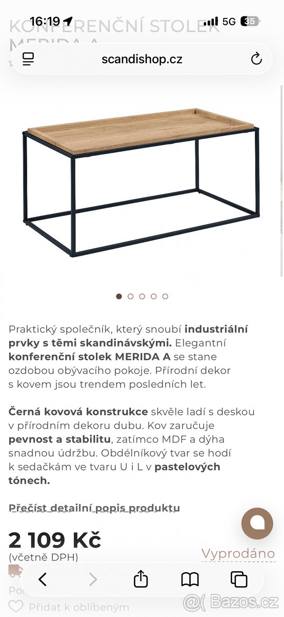 Konferenční stolek - 3