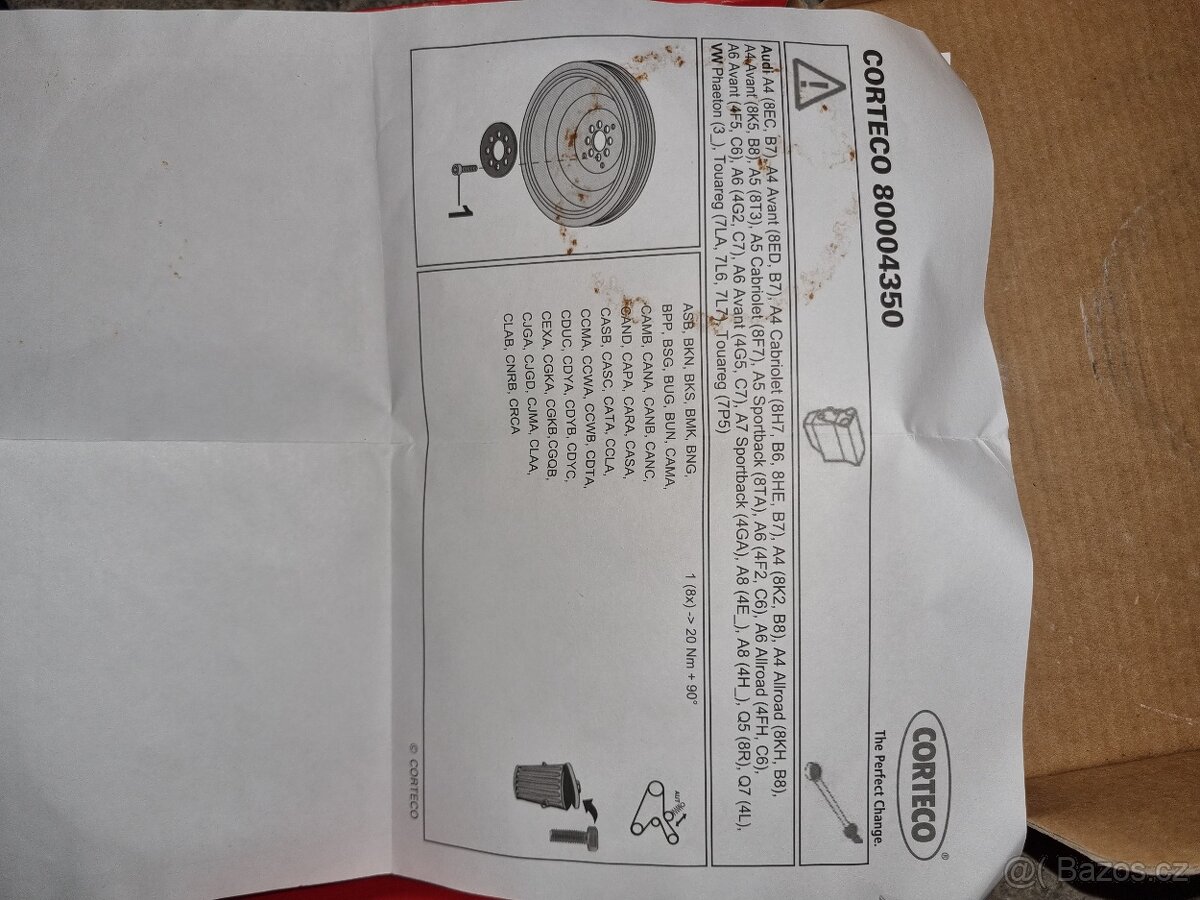 Řemenice audi 3.0tdi - 3