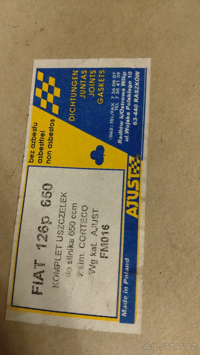 Těsnění na Maluchs - 3