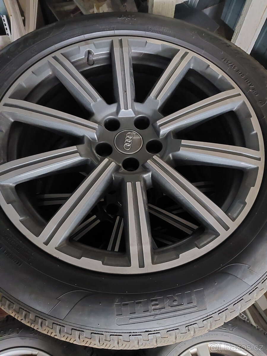 audi q7 orig.ALU kola R20 285/45 zimni Pirelli - 3