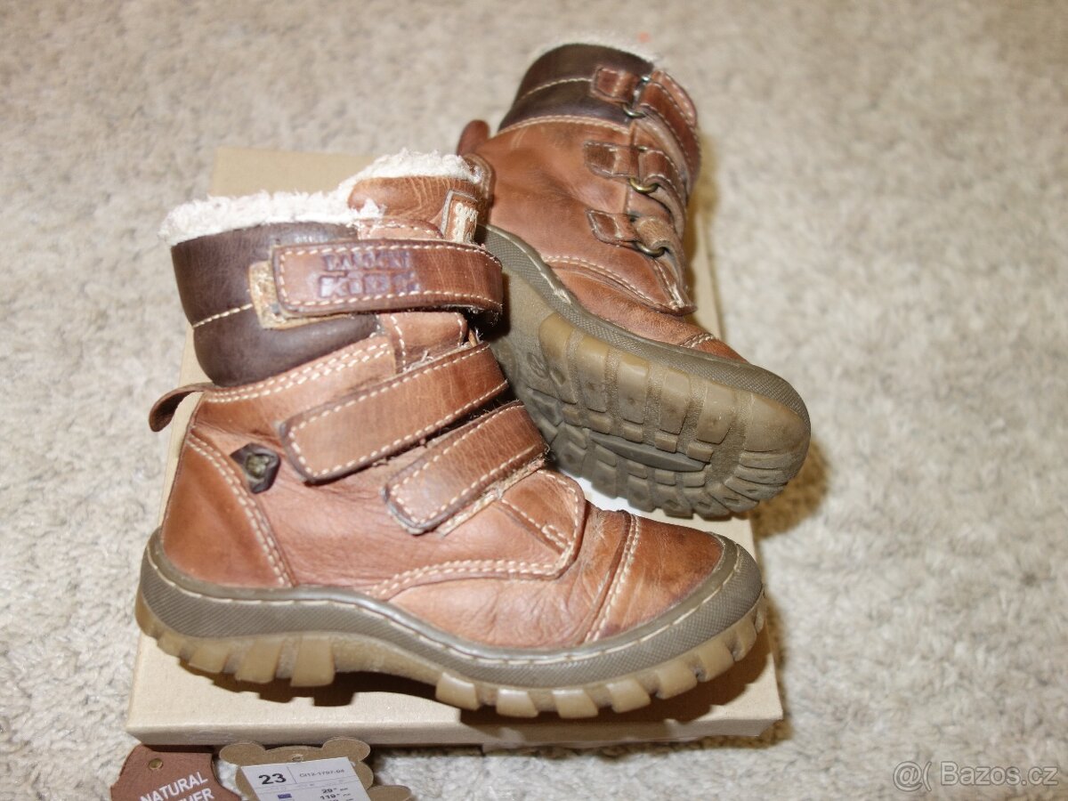 Kožené zimní boty Lasocki vel.23 - opečovávané - 3