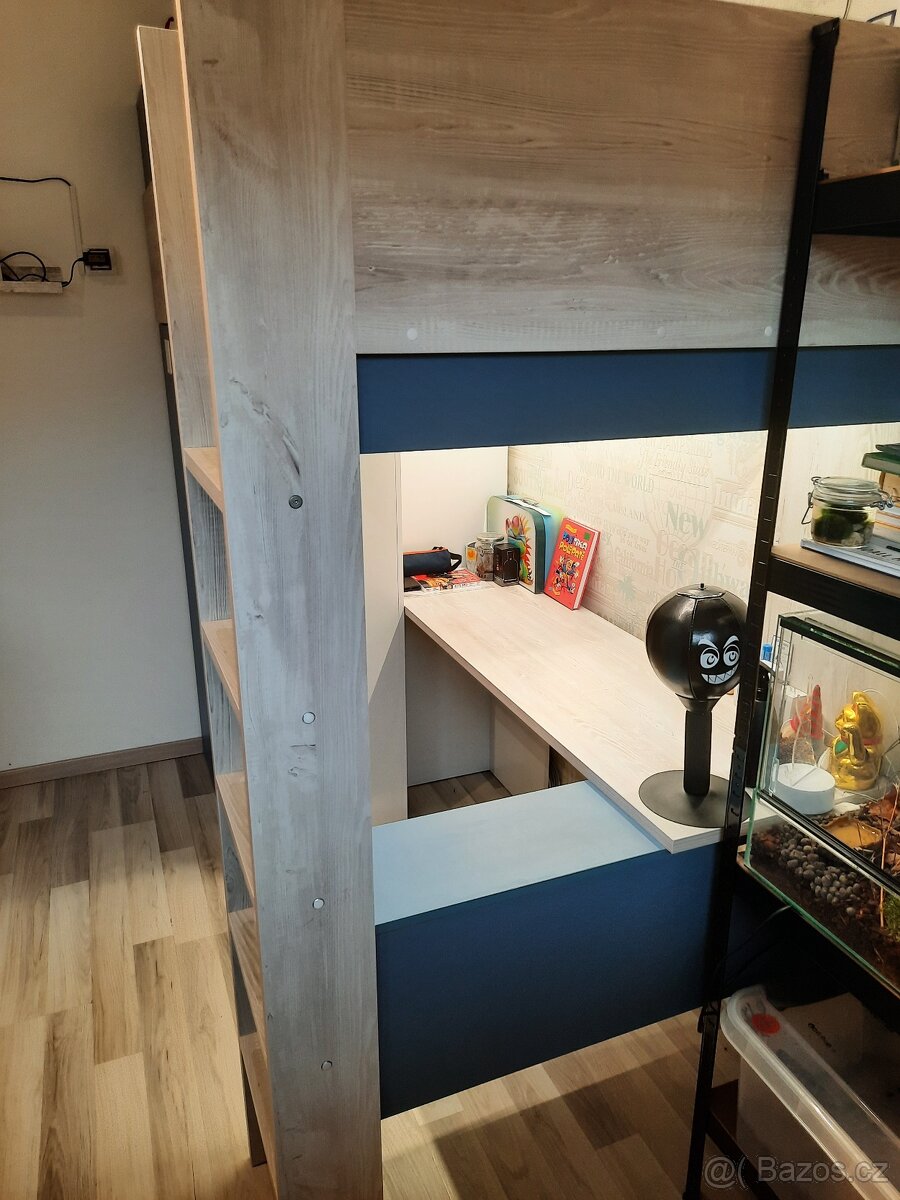 Chytrý dětský/studentský pokoj pro 2 sourozence - 3